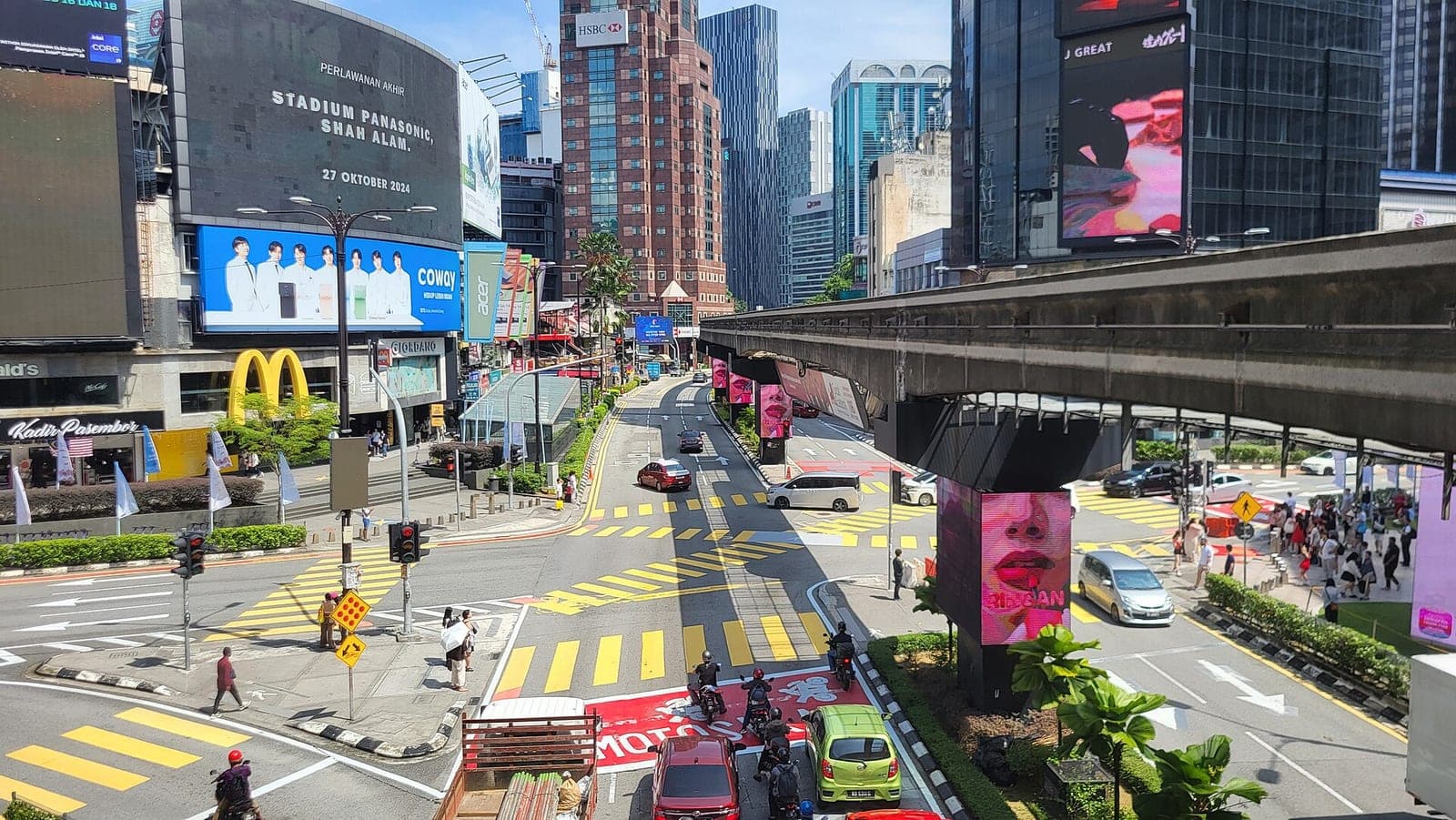 Bukit Bintang junction in 2024 2