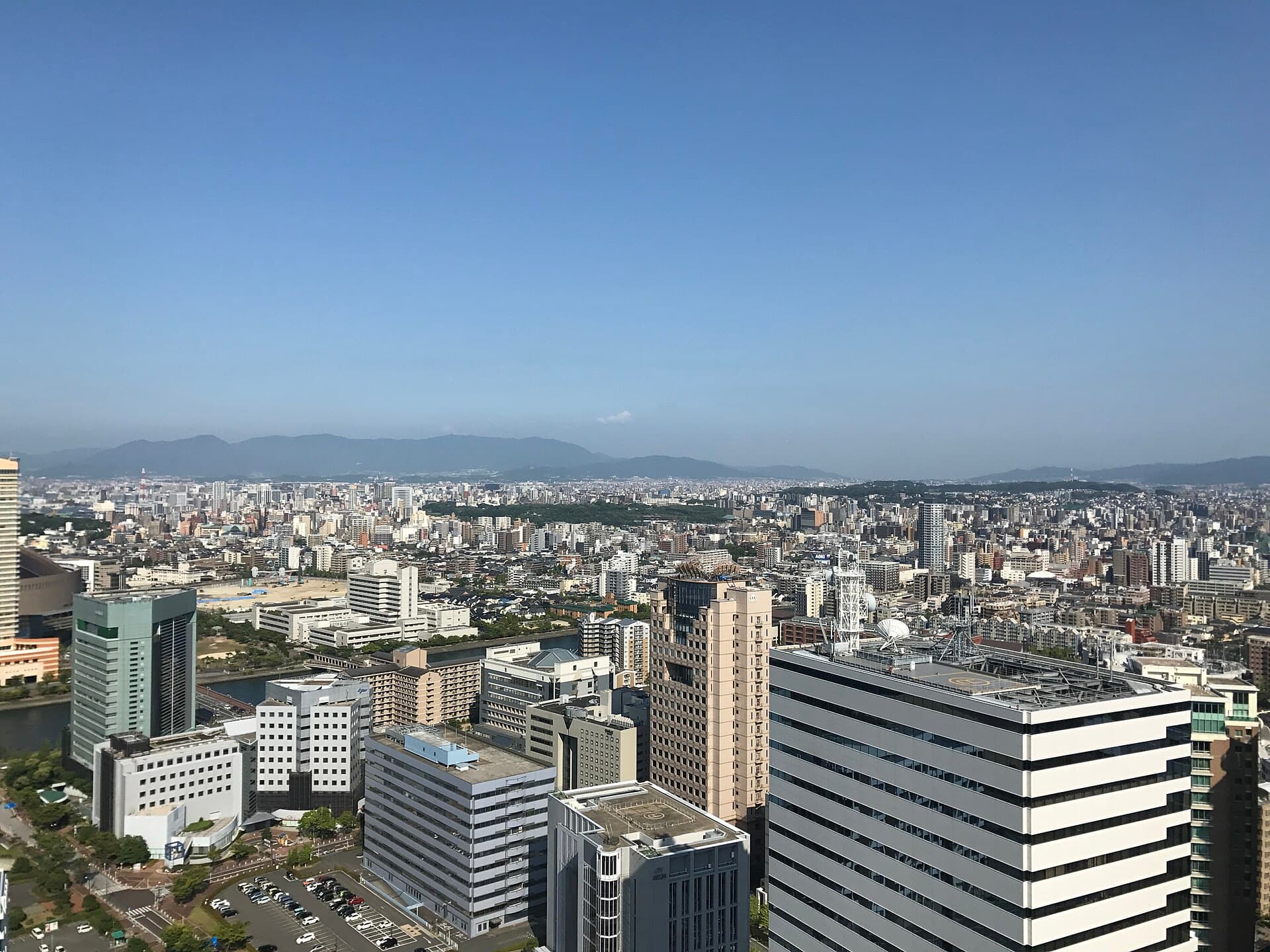 Fukuoka City from Fukuoka Tower 2