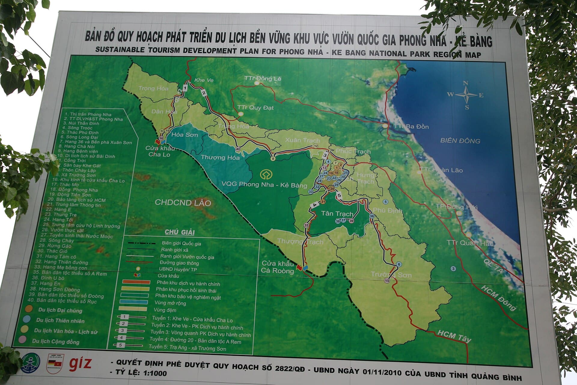 Ban do Phong Nha-Ke Bang